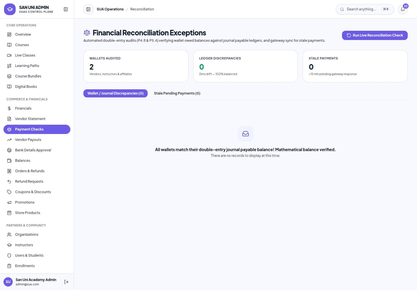 Financial Reconciliation & Automated Payout Engine